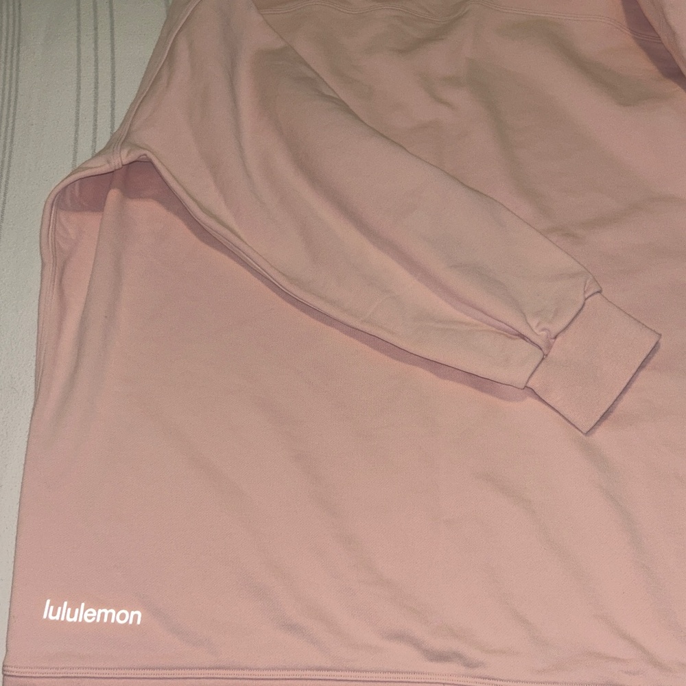 Light pink women’s lululemon crewneck
